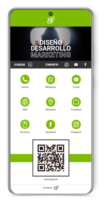 Tarjeta digital empresarial